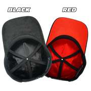 Custom Embroidered Suede Bill Satin inside