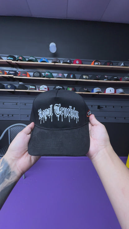 Custom Embroidered Suede Bill Satin inside