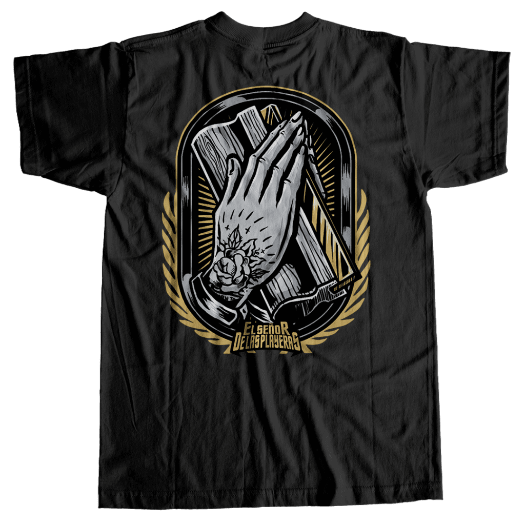 Prayer Hands T-Shirt – El Senor De Las Playeras